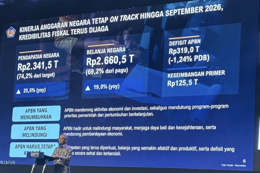 印尼2026年9月国家预算赤字319万亿印尼盾 财长称自始按赤字设计
